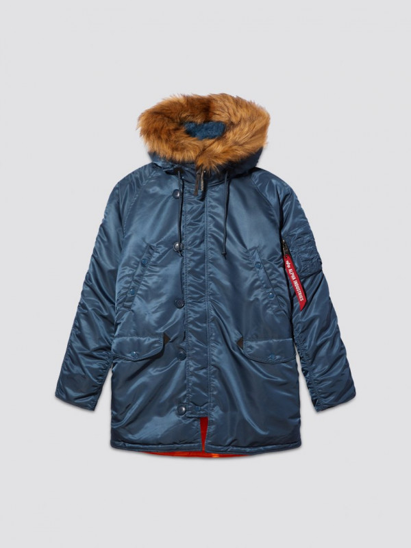 Куртка N-3B Slim Fit Parka Slate Blue